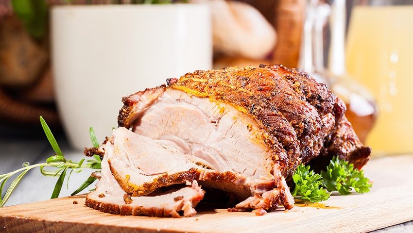 Recette de rôti de porc, sauce aux champignons | Intermarché