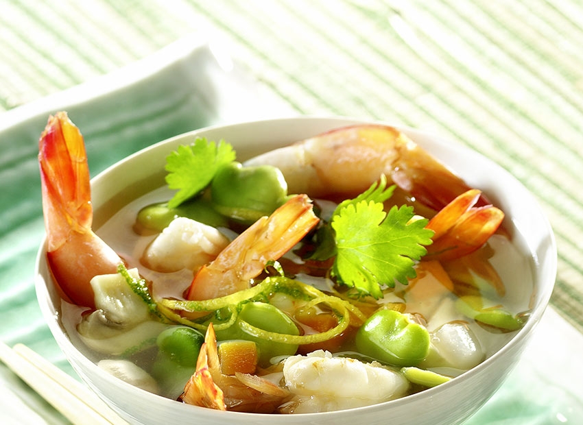 Bouillon aux gambas Intermarché