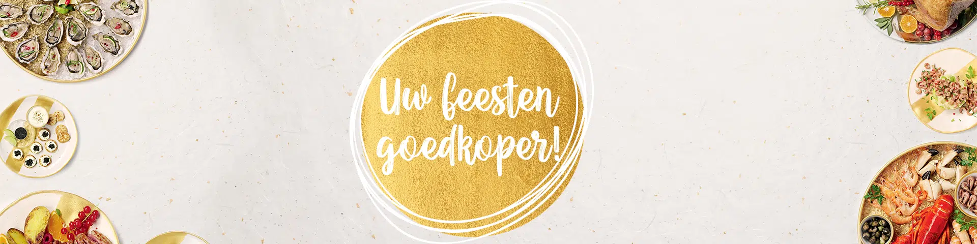 Uw feesten goedkoeper