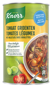 Soep in blik Knorr