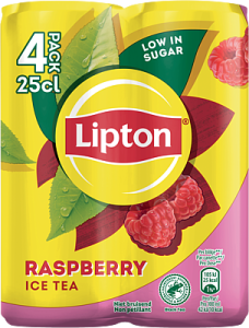 Ice tea perzik of framboos Lipton