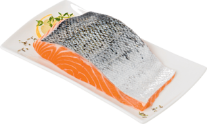 Zalmfilet met vel