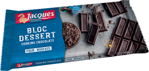 Blok dessert met pure chocolade Jacques