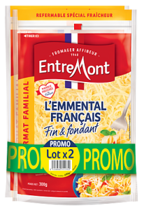 Geraspte kaas Emmentaler EntreMont