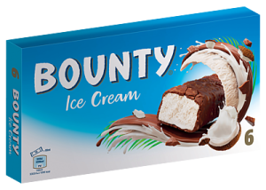 Bounty, Snickers, Twix of Mars