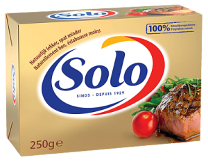 Margarine of Plantaardige room Solo